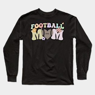 Groovy Football Mom Long Sleeve T-Shirt